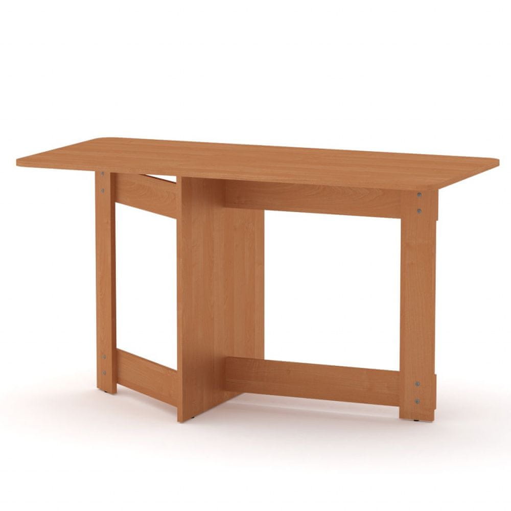 eoshop Rozkladacia stôl SMART-6 jedálenská (Farba dreva: jelša)
